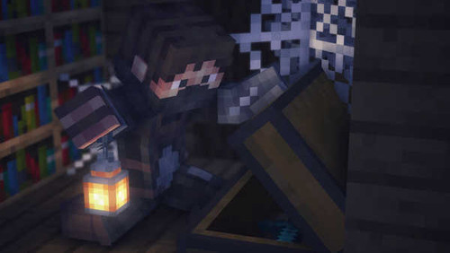 Jual Poster Chest Lantern Minecraft Video Game Minecraft 1028519APC