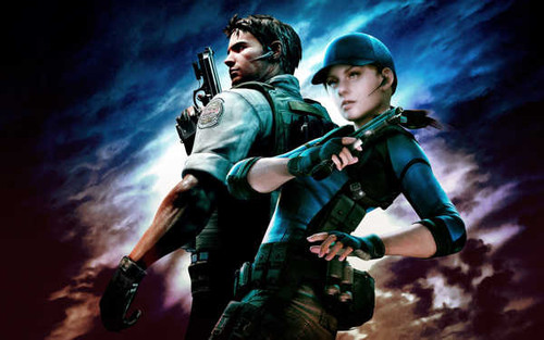 Jual Poster Chris Redfield Jill Valentine Resident Evil Resident Evil 5 115411APC
