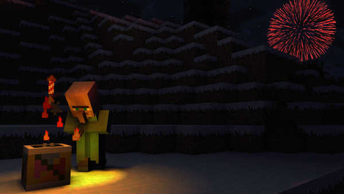 Jual Poster Christmas Minecraft New Year Video Game Minecraft 783477APC Jual Poster Christmas Minecraft New Year Video Game Minecraft 783477APC