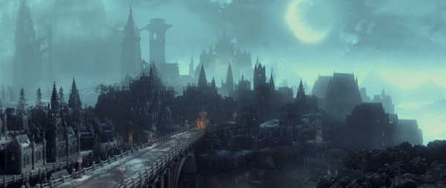 Jual Poster City Dark Souls III Moon Night Dark Souls Dark Souls III 743497APC
