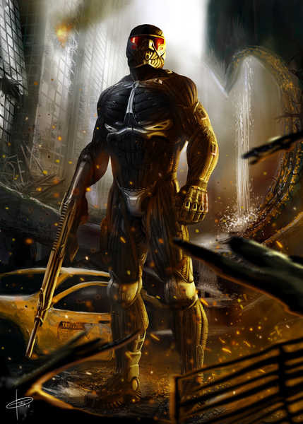 Jual Poster Crysis 2 Warriors 1ZM0344