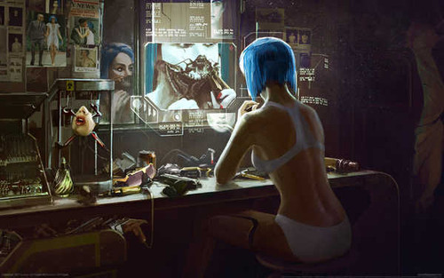 Jual Poster cyberpunk 2077 12 GWP0536