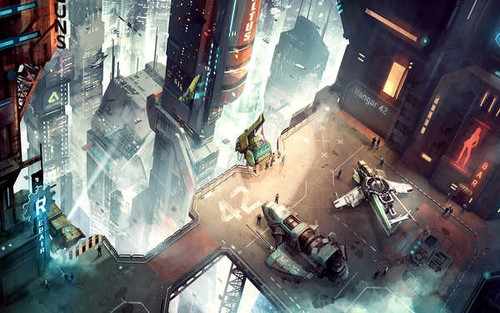 Jual Poster Cyberpunk Video Game Star Citizen 371631APC