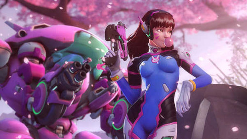 Jual Poster D.Va (Overwatch) Overwatch Video Game Overwatch 703553APC