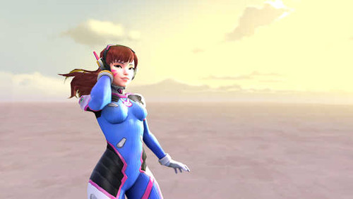 Jual Poster D.Va (Overwatch) Overwatch Video Game Overwatch 751098APC