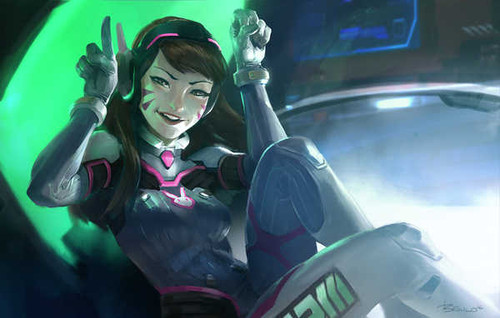 Jual Poster D.Va (Overwatch) Overwatch Video Game Overwatch 854140APC