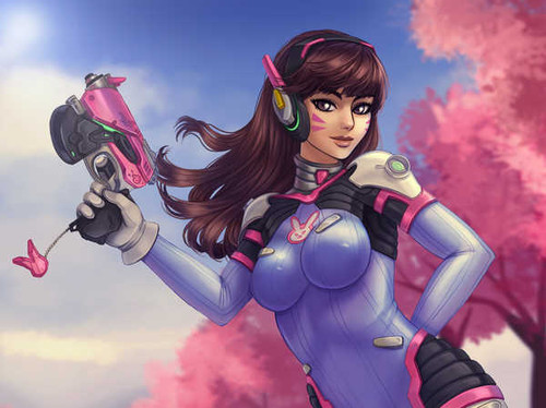 Jual Poster D.Va (Overwatch) Overwatch Video Game Overwatch 930222APC