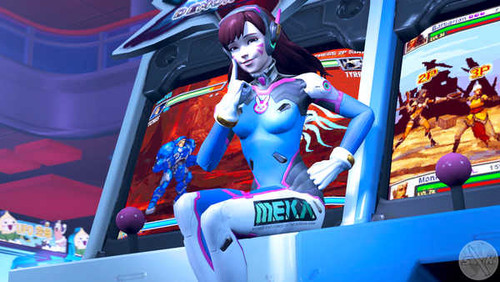 Jual Poster D.Va (Overwatch) Video Game Overwatch 864820APC