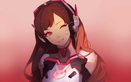 Jual Poster D.Va (Overwatch) Video Game Overwatch 958745APC
