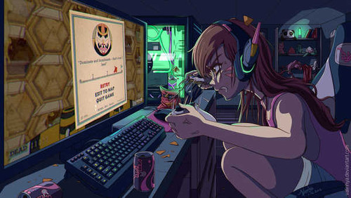 Jual Poster D.Va (Overwatch) Video Game Overwatch 962337APC