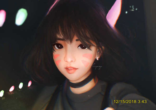 Jual Poster D.Va (Overwatch) Video Game Overwatch 994883APC