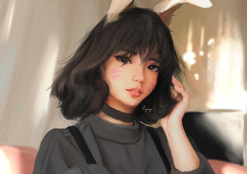 Jual Poster D.Va (Overwatch) Video Game Overwatch 997933APC