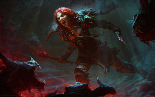 Jual Poster diablo 4 fan art 01 GWP0826 Jual Poster diablo 4 fan art 01 GWP0826
