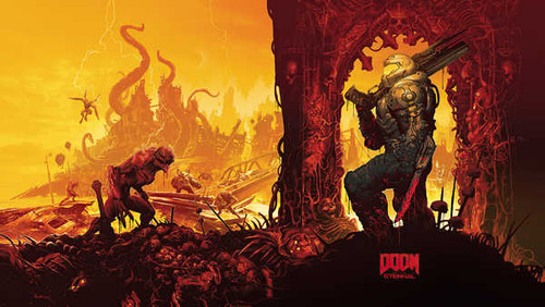 Jual Poster DOOM Eternal Doom Doom DOOM Eternal 1066634APC