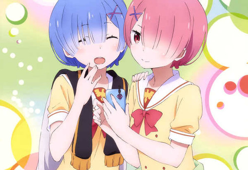 Poster Ram (ReZERO) Rem (ReZERO) Anime ReZERO Starting Life in Another World APC001