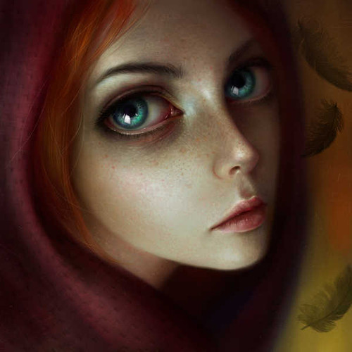 Jual Poster Dragon Age II Leliana Face Glance Redhead girl 1ZM0580