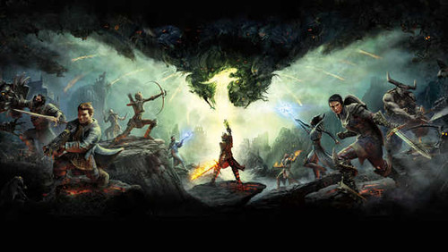 Jual Poster dragon age inquisition artwork 11095WPS