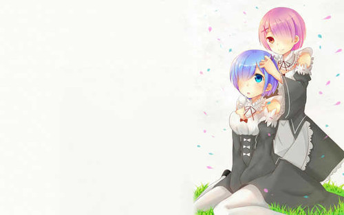 Poster Ram (ReZERO) Rem (ReZERO) Anime ReZERO Starting Life in Another World APC008A