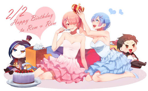 Poster Ram (ReZERO) Rem (ReZERO) Anime ReZERO Starting Life in Another World APC013