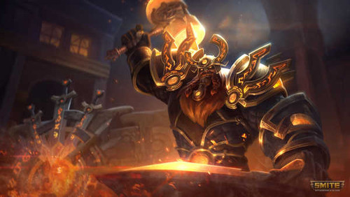 Jual Poster Dwarf Smite Ymir (Smite) Video Game Smite 994738APC