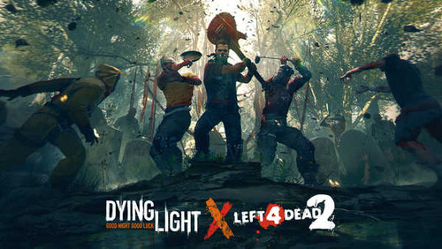 Jual Poster Dying Light Left 4 Dead Video Game Crossover 1048290APC