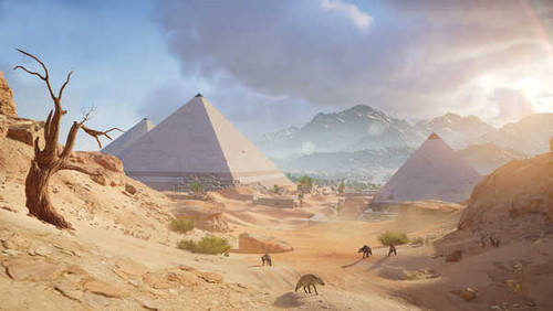 Jual Poster Egypt Desert Assassin's Creed Origins Pyramid 1ZM0600 Jual Poster Egypt Desert Assassin's Creed Origins Pyramid 1ZM0600