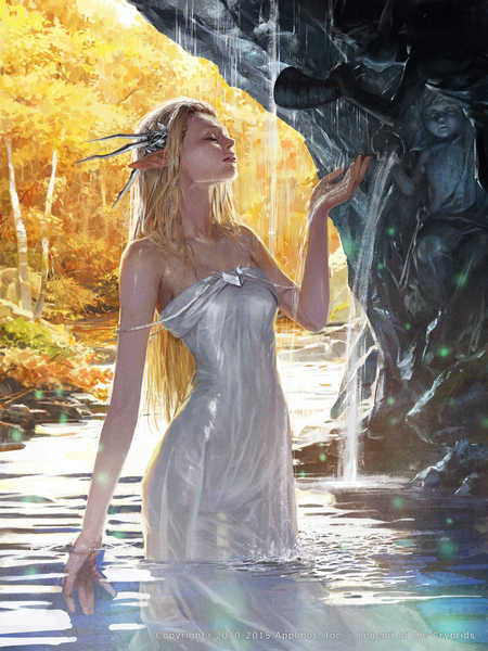 Jual Poster Elves Water Legend of the Cryptids Dress Wet 1ZM0606