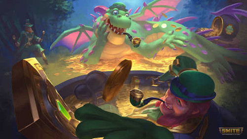 Jual Poster Fafnir (Smite) Video Game Smite 1048512APC