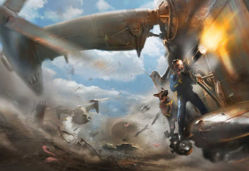 Jual Poster Fallout Dogs Bethesda 1ZM0629