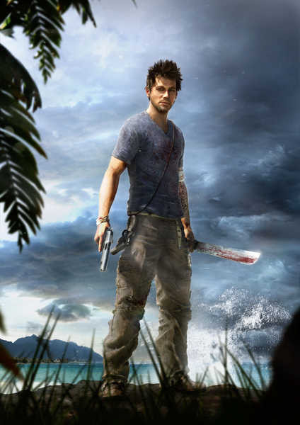 Jual Poster Far Cry 3 Pistols Jason Brody Young man 1ZM0656