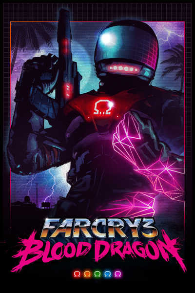 Jual Poster Far Cry 3 Warriors Assault rifle Blood Dragon 1ZM0657
