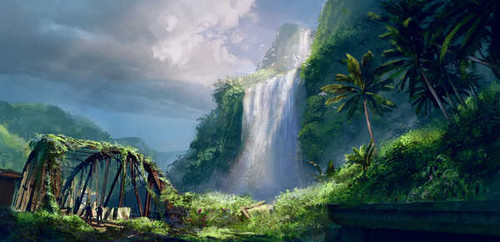 Jual Poster Far Cry 3 Waterfalls 1ZM0661
