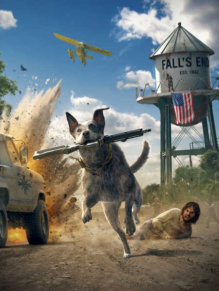 Jual Poster Far Cry 5 Dogs Assault rifle Run 1ZM0675