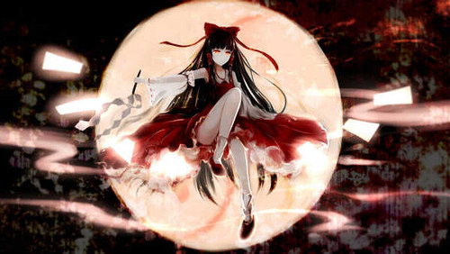 Poster Reimu Hakurei Anime Touhou APC012