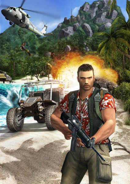 Jual Poster Far Cry Men Assault rifle 1ZM0696
