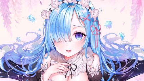 Poster Rem (ReZERO) Anime ReZERO Starting Life in Another World APC005A