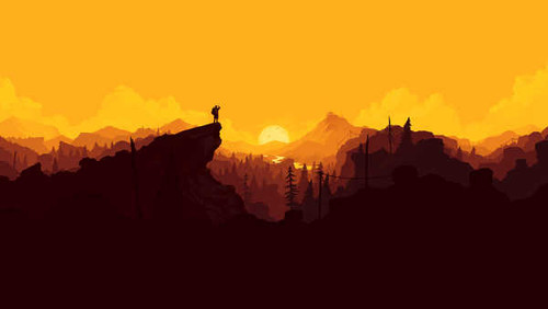 Jual Poster firewatch sunset ps4 pc 1776WPS