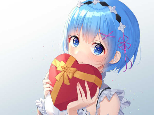 Poster Rem (ReZERO) Anime ReZERO Starting Life in Another World APC013A