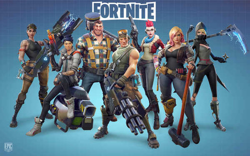 Jual Poster fortnite 2017 8887WPS