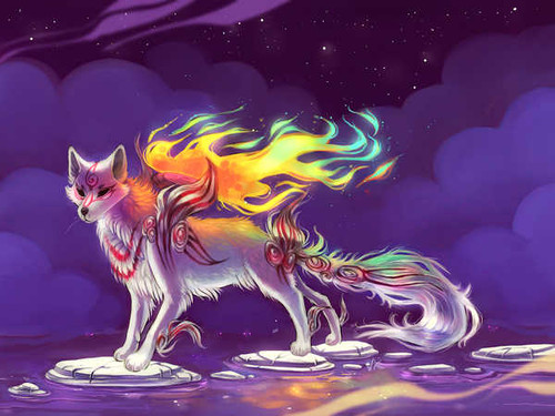 Jual Poster Fox Okami Video Game Okami 1065528APC Jual Poster Fox Okami Video Game Okami 1065528APC