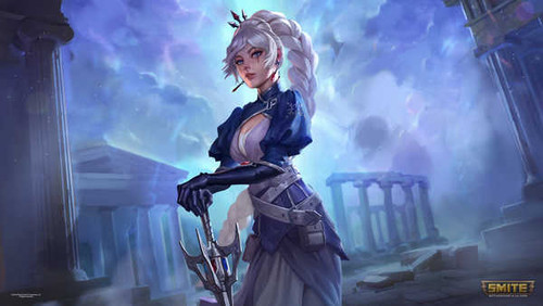 Jual Poster Freya (Smite) Weiss Schnee Video Game Smite 1049421APC