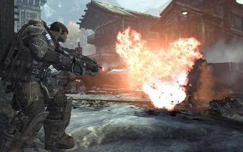 Jual Poster Gears of War Gears Of War 2 103749APC Jual Poster Gears of War Gears Of War 2 103749APC