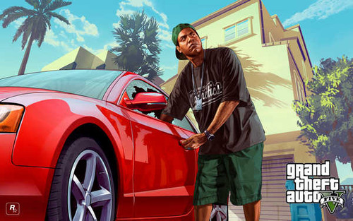 Jual Poster Grand Theft Auto V Lamar Davis Grand Theft Auto Grand Theft Auto V 421652APC