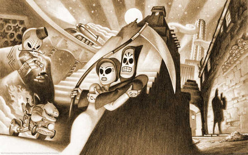 Jual Poster grim fandango remastered 01 GWP1315