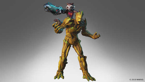 Jual Poster Groot Rocket Raccoon Video Game Marvel Ultimate Alliance 3 The Black Order 1027426APC