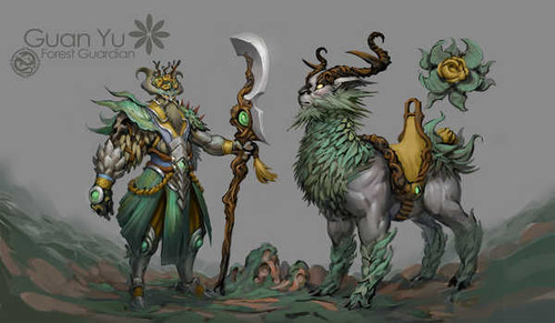 Jual Poster Guan Yu (Smite) Video Game Smite 764185APC