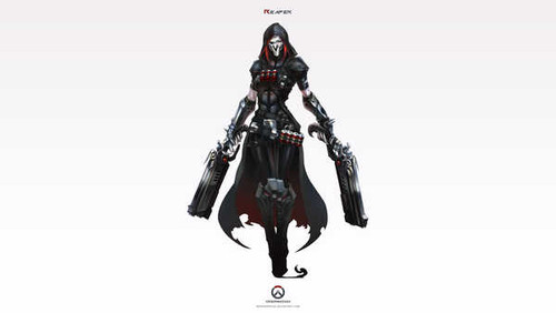 Jual Poster Gun Mask Reaper (Overwatch) Video Game Overwatch 556077APC