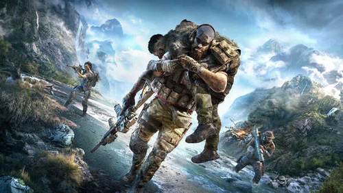 Jual Poster Gun Mountain River Warrior Tom Clancy's Tom Clancy's Ghost Recon Breakpoint 1013218APC