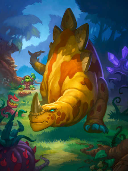 Jual Poster Hearthstone Heroes of Warcraft Dinosaurs Stegodon 1ZM0903
