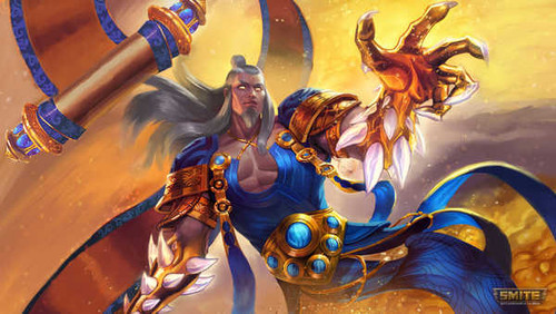 Jual Poster He Bo (Smite) Video Game Smite 1047625APC